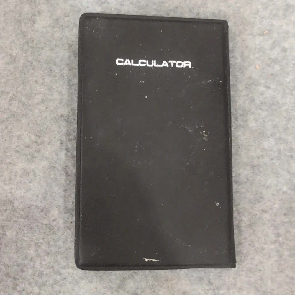 Technico‎ SL676CK Solar Calculator Pocket Size with Case Instruction Manual - Picture 3 of 4